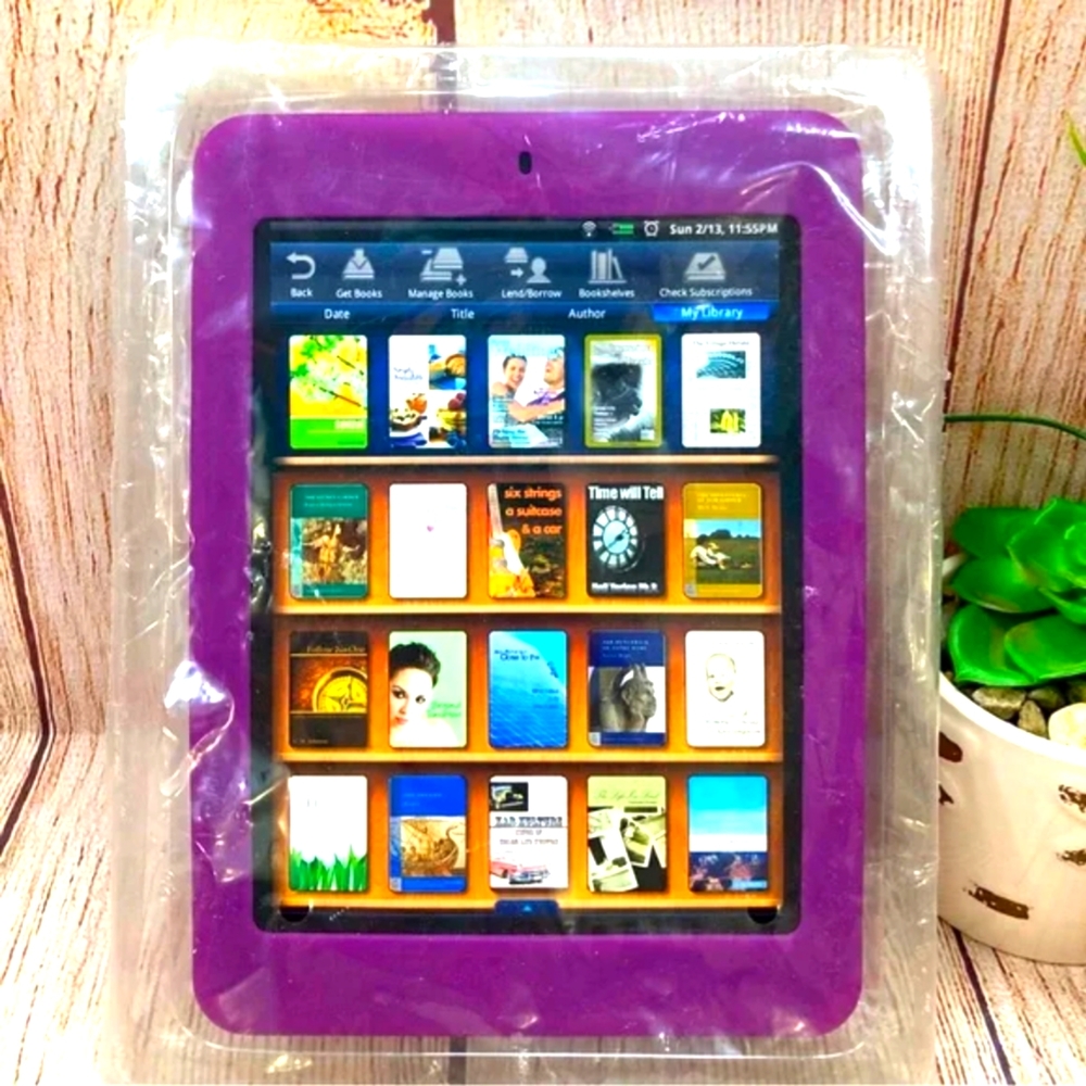 Pandigital Dark Purple 7” Digital Ereader Skin